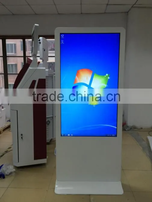 Digital Signage Kiosk / 55'' 1080P Full HD Indoor Digital Signage Display / Android Advertising Led Display