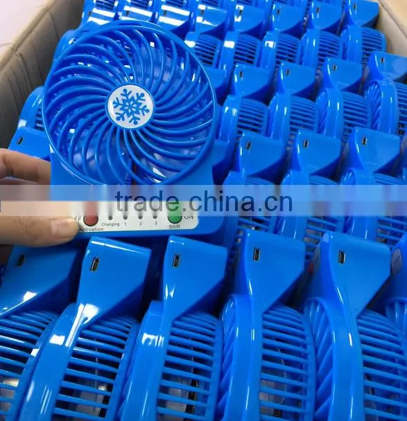 Home appliances portable handheld usb rechargeable battery charger table mini fan