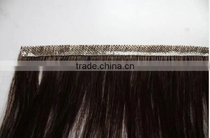 AAA grade Yaki straight Remy hair skin weft hair extension
