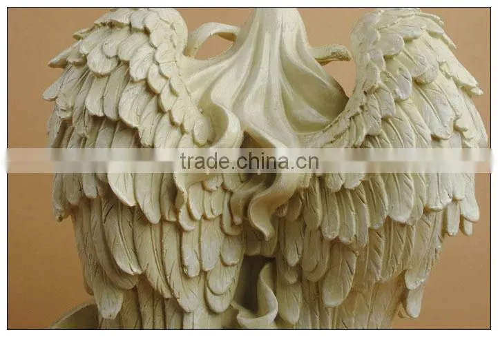 Antique big angle statue ,outdoor angle statue ,cemetery angel statues