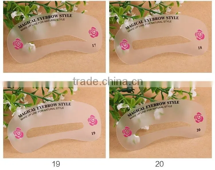 2016 magical makeup tool 24 kinds eyebrow shaping tool