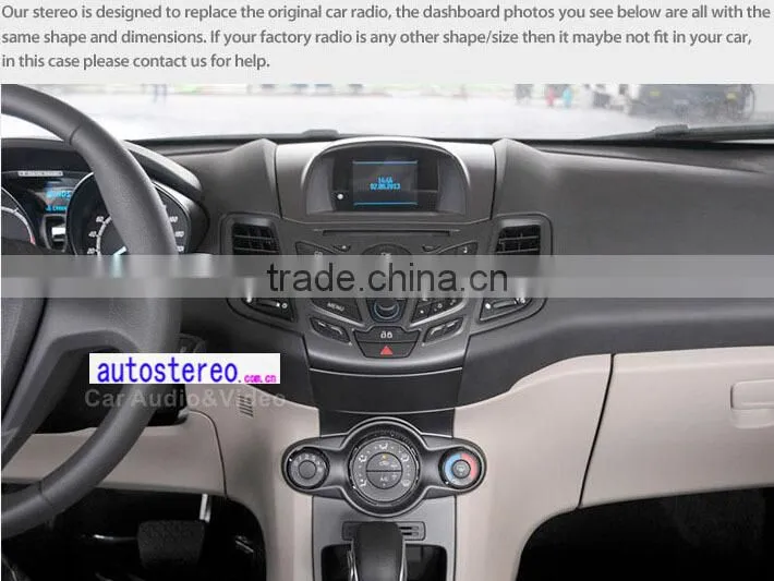 In Dash GPS for FordFiesta 7 inch Car Stereo GPS Navigation car DVD Player Multimedia Headunit Auto Radio