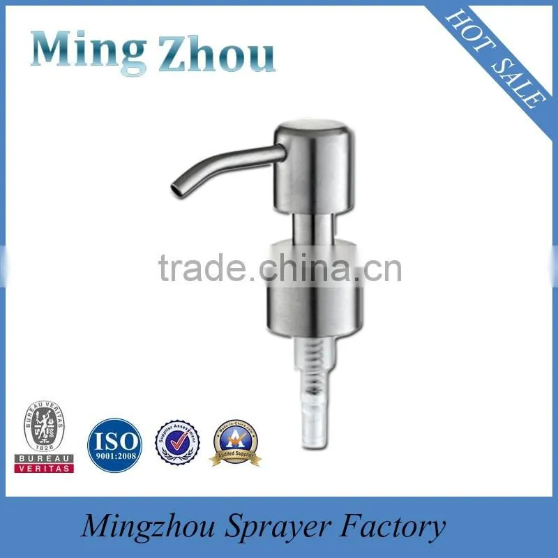 MZ-D05 Stainless Steel metal lotion pump for soap dispender