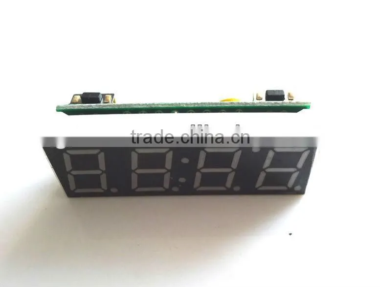 0.36" HOT! RED color digital Voltage thermometer Clock time module