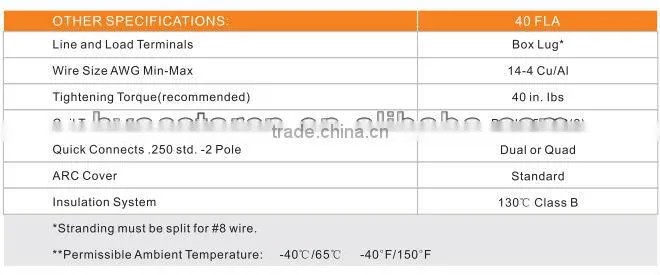 Refrigeration components 2 poles 40A 24VAC dp AC contactor for furnas squareD HCC type ac cotactor