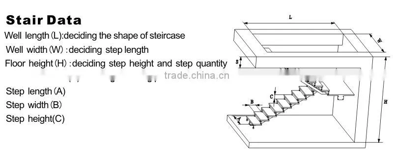 space saving stairs with 220V LED light