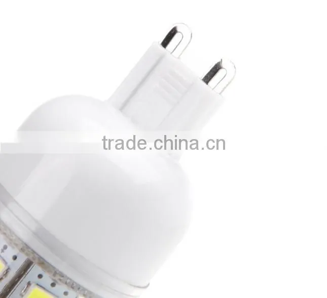 High Luminous 220V G9 Socket 12W 24 5730 SMD LED Corn Light Bulb Lamp White Light and Warm White Light
