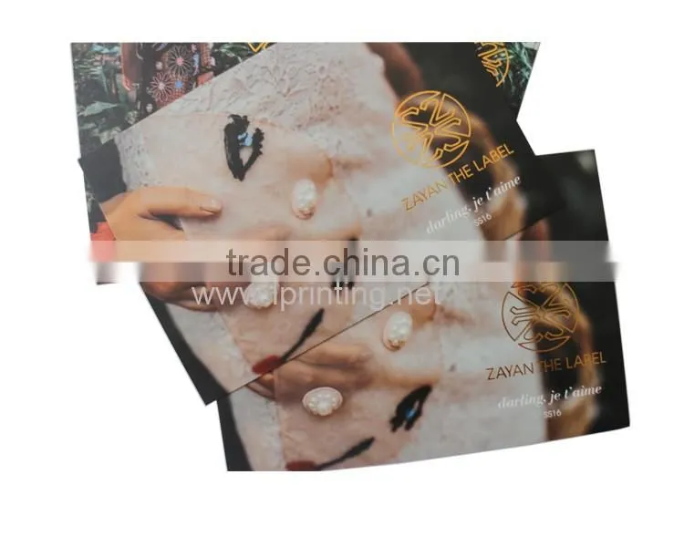Hot stamping fashion postcard printing
