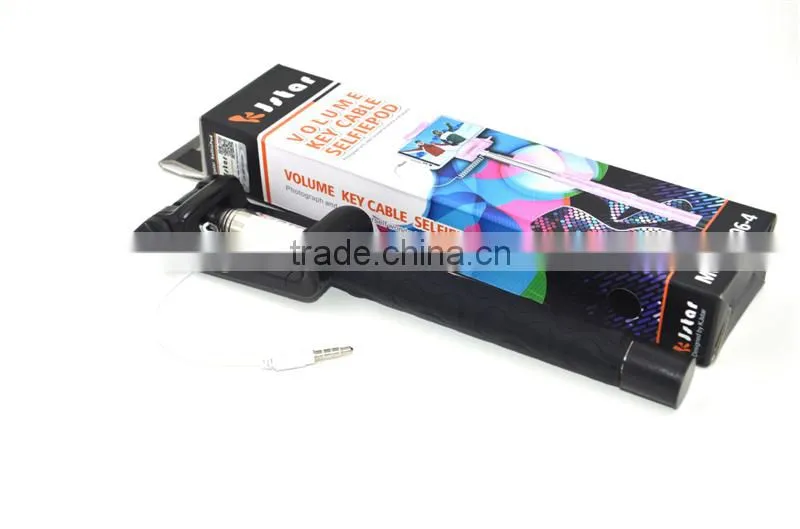 KJstar Z06-4 Handy Wired Selfie Monopod for Mobile Phone