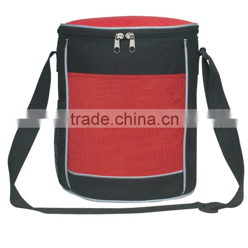 Promotional Round Kooler Bag-Royal Blue