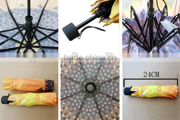 3 Fold Umbrella for Plants with Fully Printing All Over