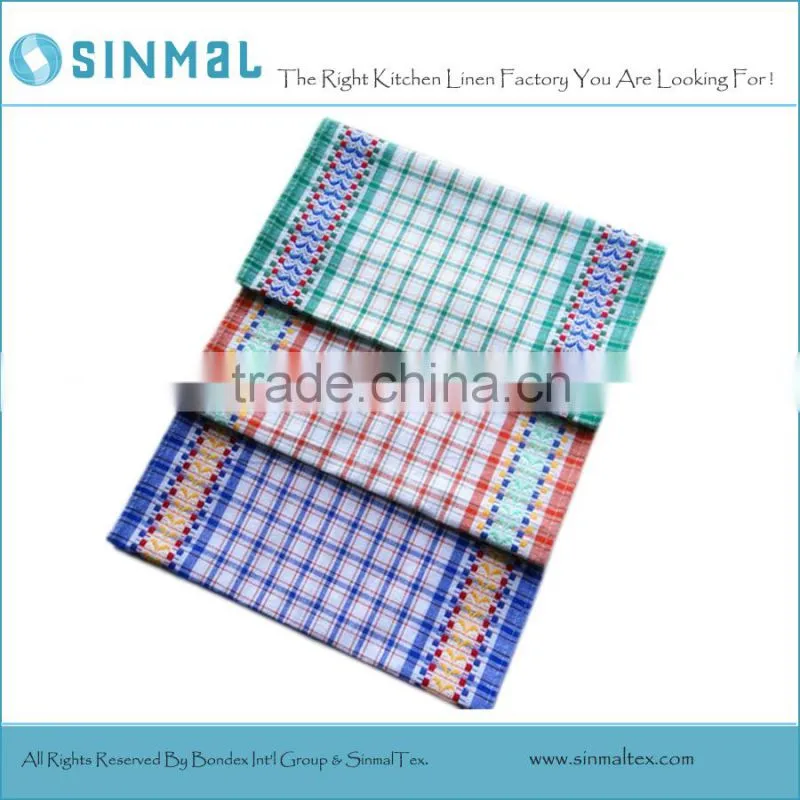 Plaid Tea Towel Traditional Cotton Tea Towel Dish Towel