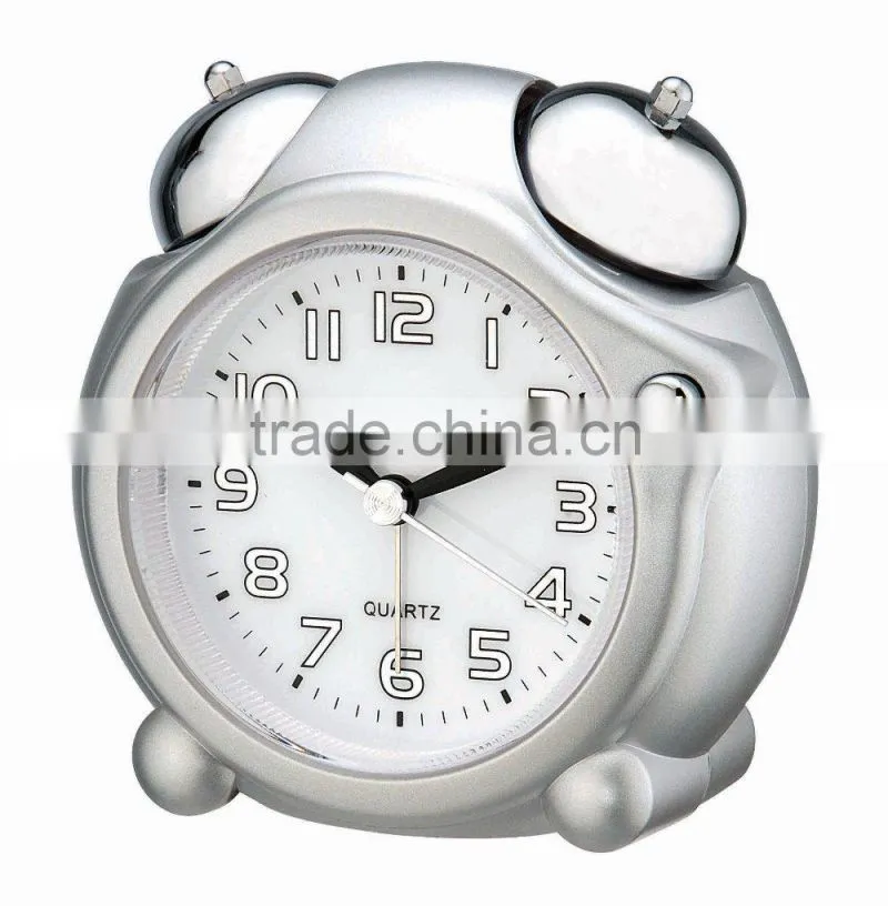 Hot selling metal double bell alarm clock