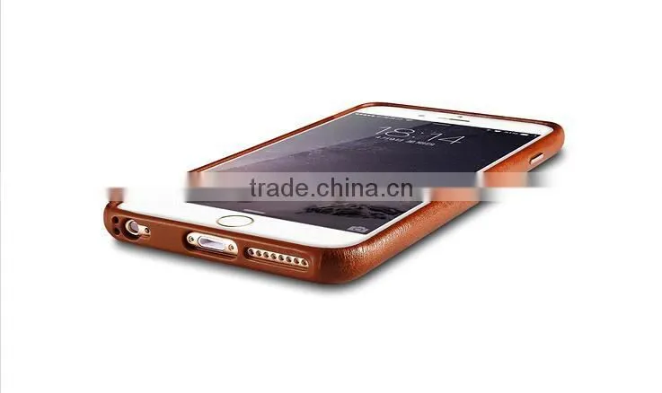 Luxury Genuine Leather Case For Apple iPhone 6 6S Plus Ultra Thin Mobile Phone Back Cover For iPhone6 4.7 5.5 Inch