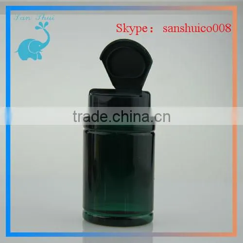 HDPE plastic bottle capsule bottle with closure and seals