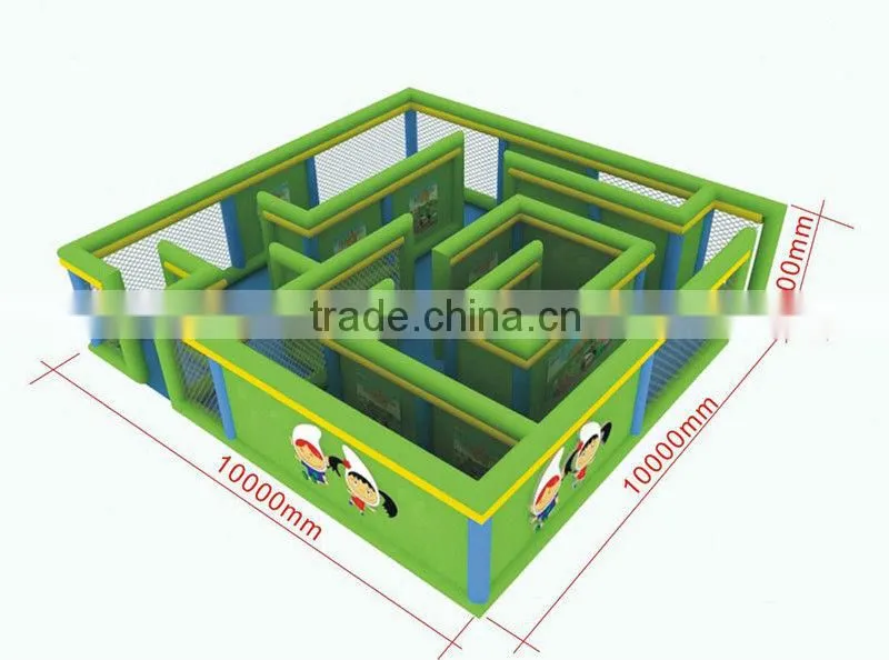 Inflatable maze game Inflatable sports for outdoor game