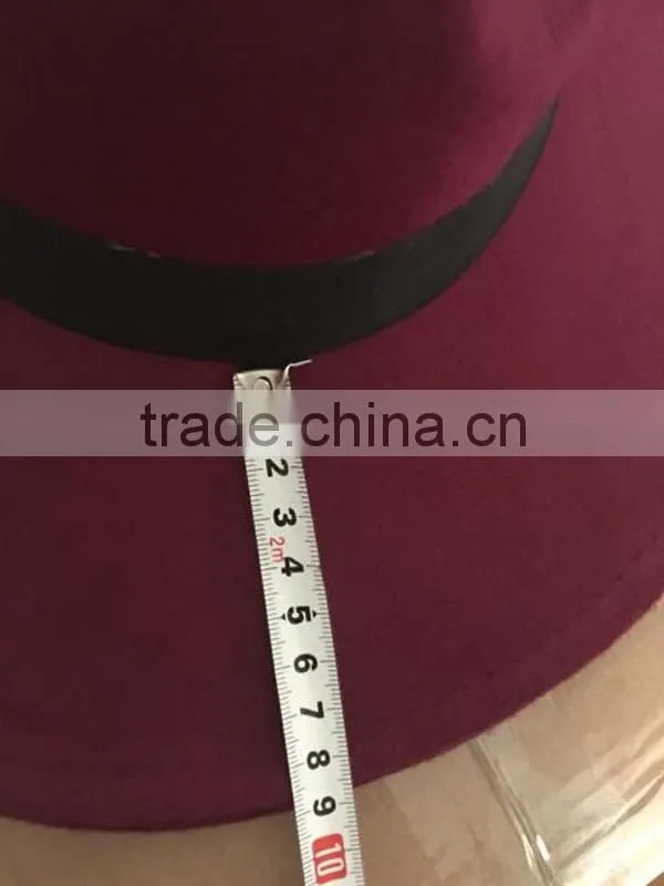 Popular Design Wholesale Women Wide Brim Felt Hat