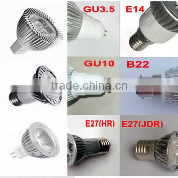 2016 Super bright led spotlight light 15 degree led spotlight gu10