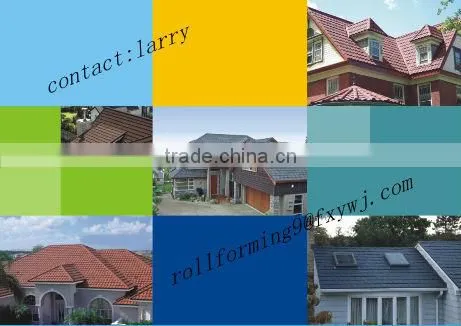 Stone-coated metal roof tile Making machine