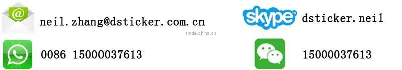 Adhesive High Quality Machine Label Stickers Roll