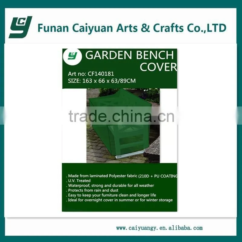 waterproof low outdoor furniture cover garden bench dust cover