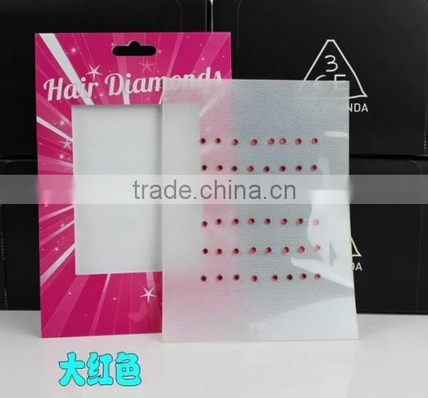 fashion style hair diamond hair extensions hair bling crystal