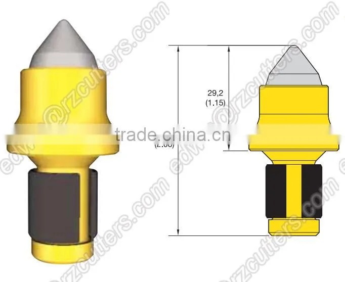 W6HR asphalt cutter bits/ road milling teeth