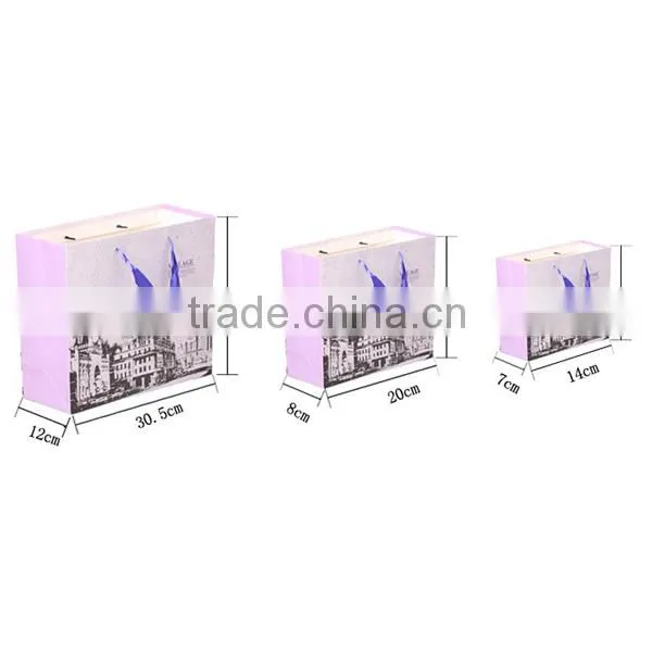 Light Colors Seen Paper Bag For Gift