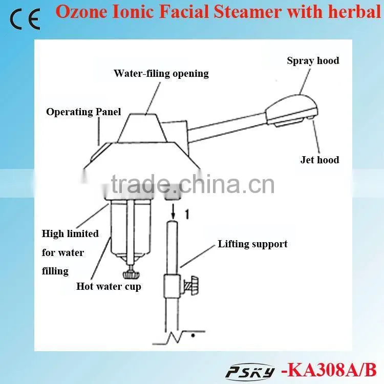 Professional Chinese factory hot & cold facial steamer