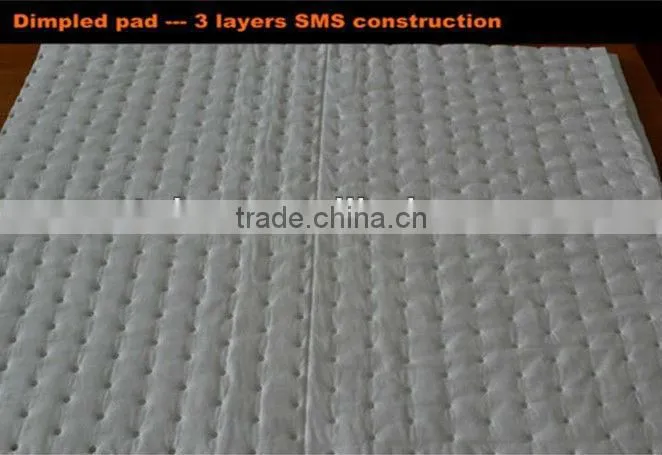 PP% Industrial Oil Spill Absorbent Sheet Pad