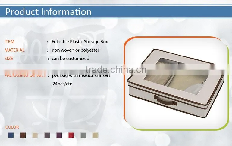 Hot Selling Foldable Plastic Storage Box