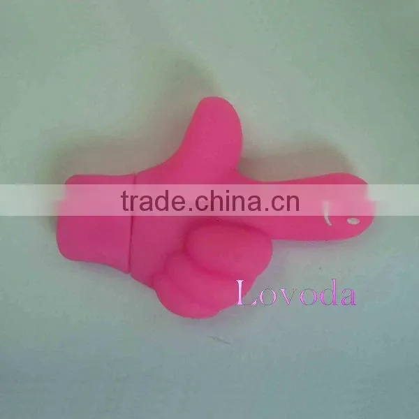 PVC USB Flash memory palm shape / 3D usb stick LFN-207