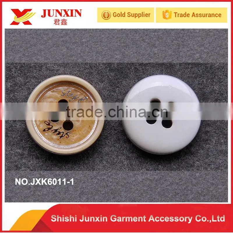 Polyeaster Shirt Buttons,plastic resin button for clothing