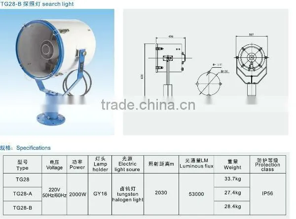 search light TG28 2000W