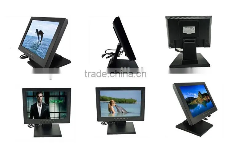 High resolution VGA USB12.1inch LCD touchscreen monitor , 12.1inch Resistive touchscreen monitor, touchscreen car monitor