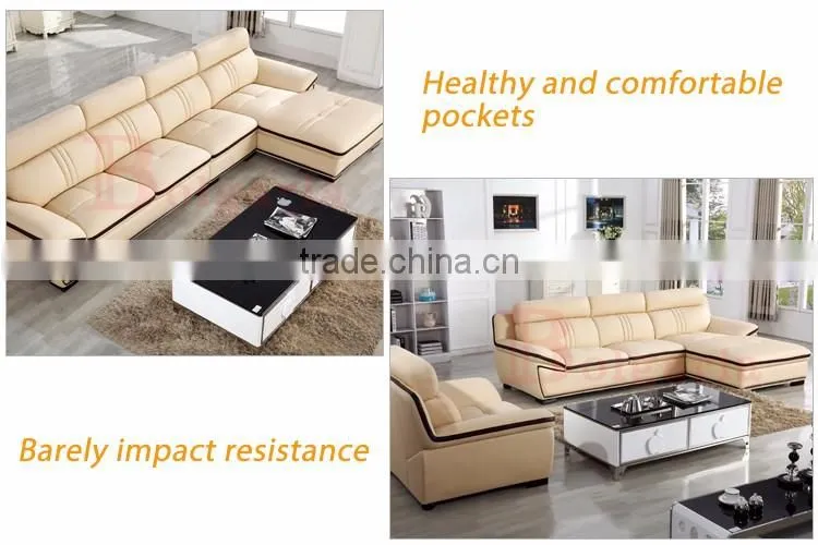 Living Room Adjustable Corner elegant cheap sectional l sofa