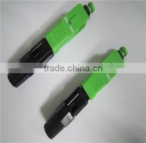 Wholesale FTTH SC APC Singlemode Optic Fiber Fast Connector