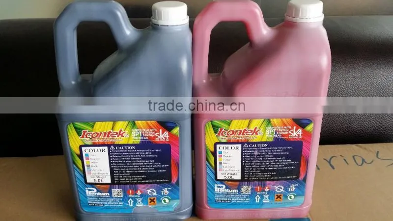 icontek SK4 solvent ink for SPT 510/35PLhead solvent liquid inks
