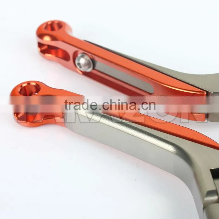 CNC billet aluminium adjustable motorbike controls brake clutch levers