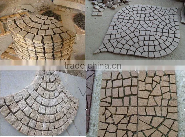 beige paver cube stone