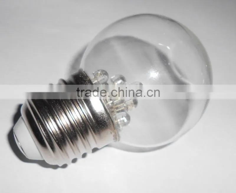 12V 24V 230V E27 B22 E14 G45 multi-colored bulb plastic house for indicator lamp