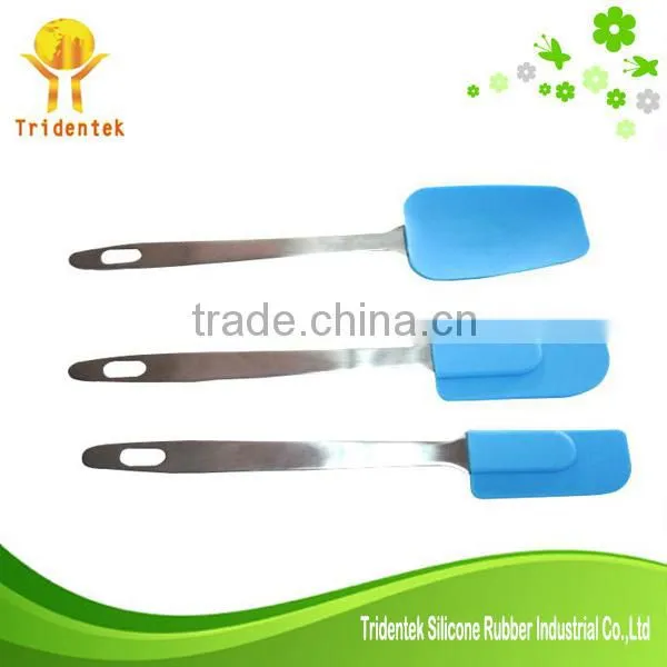 BBQTool Kitchen Helper Silicone Spatula With Stainless Steel Handle