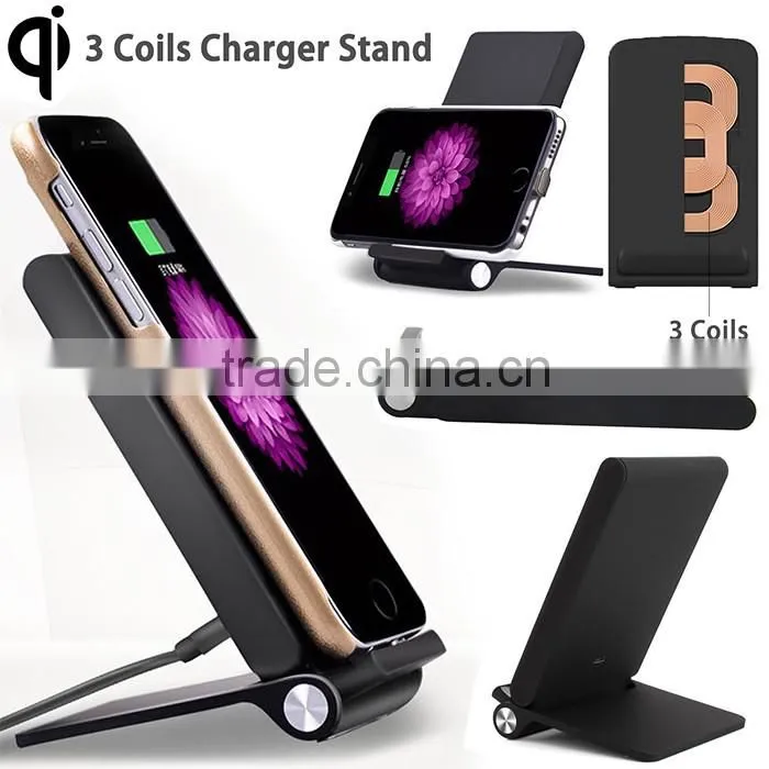 Wholesale wireless charging stand mat with qi wireless charging receiver