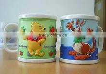 hot sell 3d plastic mug cup