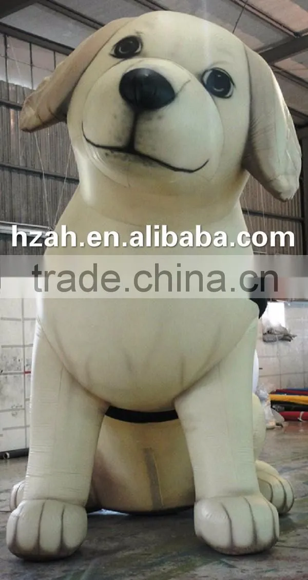 Giant Inflatable Dog Model with Air Blower