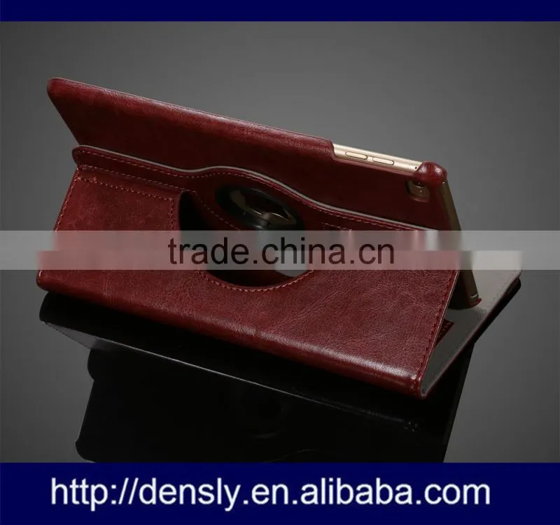 New Arrival For iPad mini 4 360 Rotating Leather Case