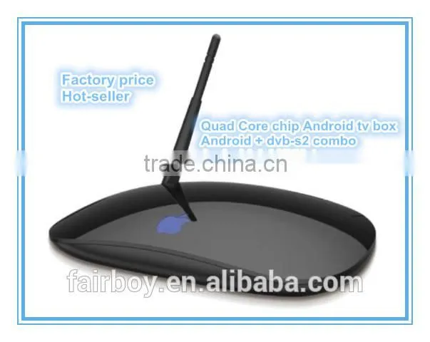 dual core android dvb-s2,Amlogic S805 with 4.4 KitKat ,Quad Core/Dual Chip Android TV BOX With S2 Receiver