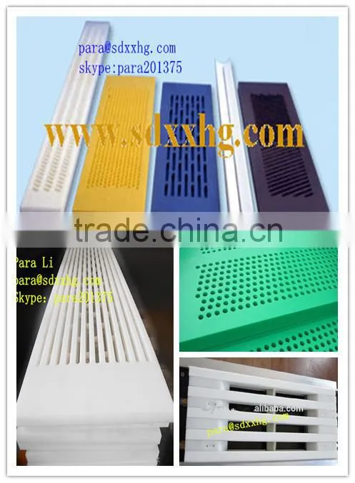 Anti-abrasion uhmwpe suction box cover used on paper machine
