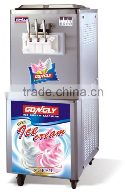 BQL-838 New arrvial 3 in 1 ice cream machine yogurt ice cream machine soft serve ice cream machine
