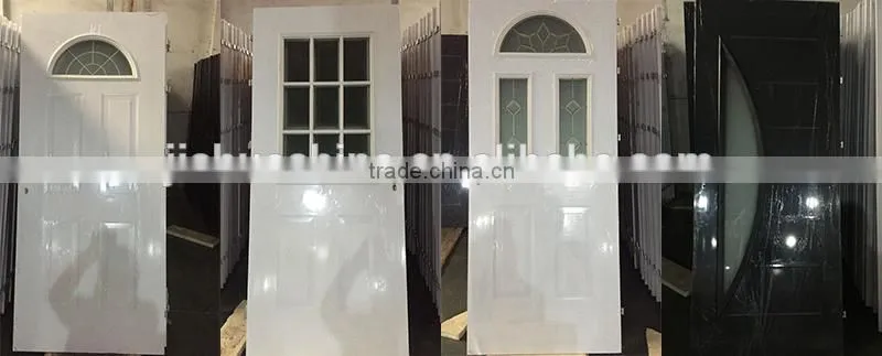 french style steel steel security glass insert doors
